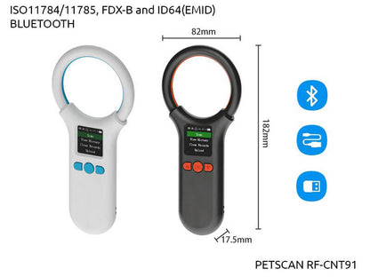 Czytnik do identyfikacji  zwierząt PetScan RF-CNT91-BIAŁY