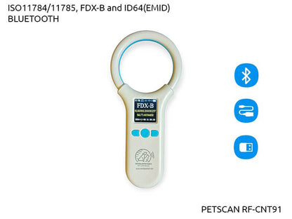 Czytnik do identyfikacji  zwierząt PetScan RF-CNT91-BIAŁY