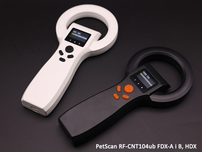 Czytnik mikrochipów PetScan RF-CNT104ub  11784/11785  FDX-B, FDX-A, HDX