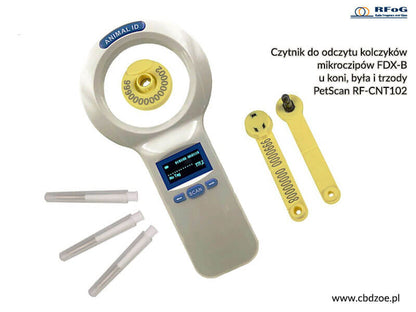 Czytnik mikrochipów PetScan RF-CNT102 FDX-B