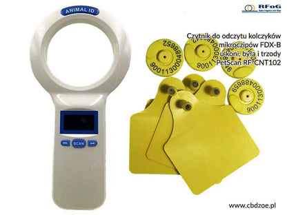 Czytnik mikrochipów PetScan RF-CNT102 FDX-B
