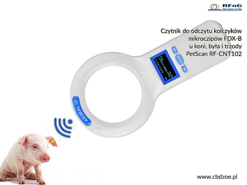 Czytnik mikrochipów PetScan RF-CNT102 FDX-B