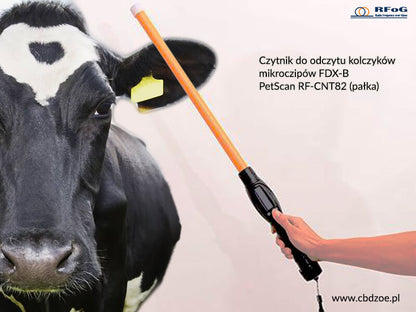 Czytnik mikrochipów do identyfikacji  zwierząt PetScan RF-CNT82 FDX-B HDX